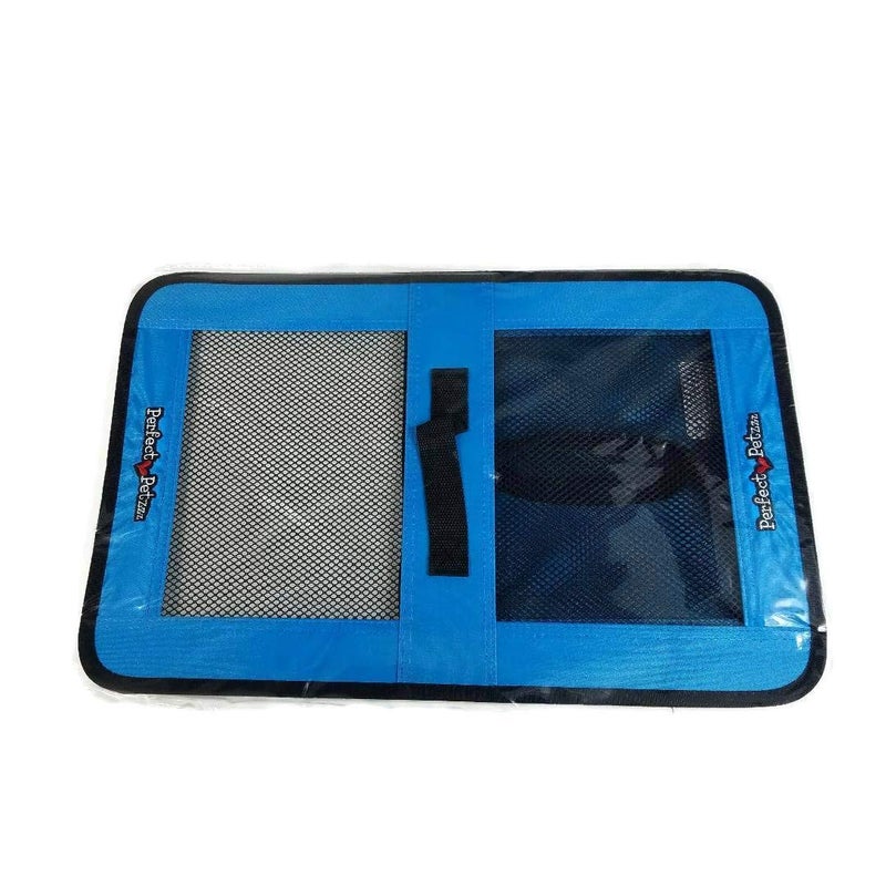 Perfect Petzzz Pet Travel Bag for Originals & Minis, Small Pet Carrier w/Mesh & Nylon Lining, Dog Carrier for Medium Dogs, Versatile Kitten Carrier & Puppy Carrier, Easy to Clean, Blue - Perfect Petzzz - Image 3